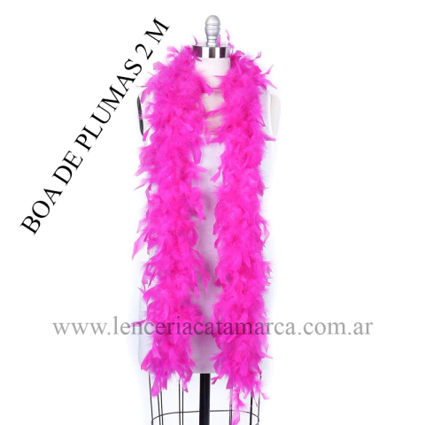 STORE BOAS DE PLUMA NEON FLUO 2 MTS 223F
