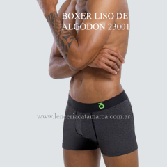 SOPINK BOXER LISO DE ALGODON GRIS TOPO 23001GT