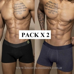 SOPINK PACK BOXER LISO DE ALGODON SURTIDO POR 2 UNIDADES 23501