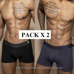 SOPINK PACK BOXER LISO DE ALGODON SURTIDO POR 2 UNIDADES 23501