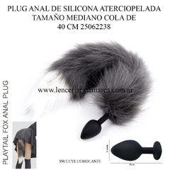 ST PLUG ANAL SILICONA MEDIANO CON COLA DE 40 CM 25062238