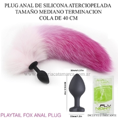 ST PLUG ANAL SILICONA MEDIANO CON COLA DE 40 CM 25062241