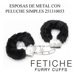 ST ESPOSA DE METAL RECUBIERTA CON PELUCHE 252410053 NEGRO