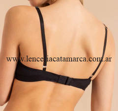 MEU BEM CORPIÑO DE ALGODON DOBLE TELA CON ARO NEGRO 260N - comprar online