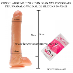 CAIMAN CONSOLADOR KEVIN DEAN XXL CON SOPAPA DE SILICONA 30-509-41