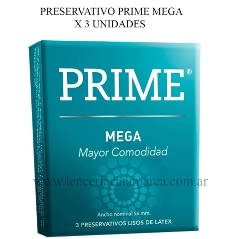 PRIME PRESERVATIVO MEGA X 3 030