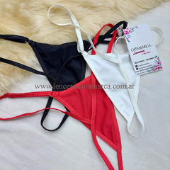 INTIMATE PACK DETANGA HILO EN V DE MICROFIBRA REGULABLE X 3 UNIDADES 031S - CATAMARCASEX LENCERIA Y SEX SHOP