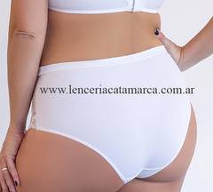 MEU BEM CULOTE MICROFIBRA Y TUL BORDADO BLANCO 342B - comprar online