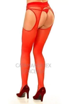 MALENA MEDIA PANTY LYCRA CON PORTALIGA INCLUIDO 401R - comprar online