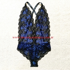 TENDENCIAS BODY DE ENCAJE AZUL 4070AZ en internet