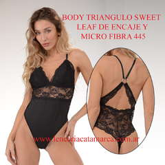 ANA KENDY BODY TRIANGULO SWEET LEAF DE ENCAJE Y MICRO FIBRA 445N