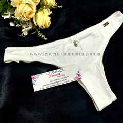 LODY COLALESS DE MICROFIBRA CON DIJE BLANCO 5022BCO - comprar online