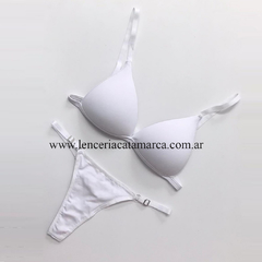 LODY CONJUNTO TRIANGULO SOFT DE MICROFIBRA CON COLALESS REGULABLE 5283B - comprar online