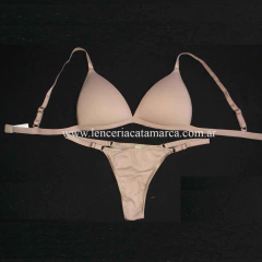LODY CONJUNTO TRIANGULO SOFT DE MICROFIBRA CON COLALESS REGULABLE 5283NU - comprar online