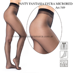 COCOT MEDIA PANTY FANTASIA LYCRA MICRORED NEGRO 549N