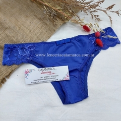 PAPILLON VEDETINA DE MICROFIBRA CON DETALLE DE PUNTILLA 5503AZ en internet