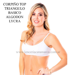 COCOT TOP BASICO DE ALGODON BLANCO 5667B