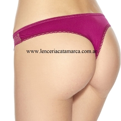 YVETTE COLALESS LISSE DE MICROFIBRA CON DETALLE DE PUNTILLA 60075OV - comprar online