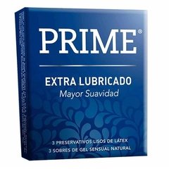 PRIME PRESERVATIVO EXTRA LUBRICADO X 3 676 - CATAMARCASEX LENCERIA Y SEX SHOP