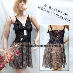 MORDISCO BABY DOLL TUL Y PUNTILLA ANCHA 720APX
