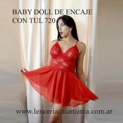 MORDISCO BABY DOLL DE ENCAJE CON TUL 720R - comprar online