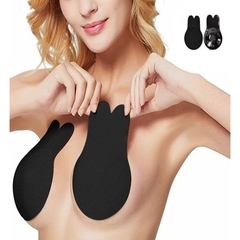 Imagen de I-BRA PEZONERAS DE TELA FORMA CONEJO REUTILIZABLE HIPOALERGENICA NEGRA 73N