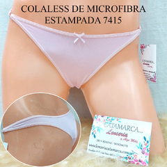 VINTAGE COLALESS DE MICROFIBRA LISA ROSADA 7415ROL T1/2