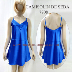 LUCIA CAMISOLIN SEDA AZUL 7708AZ