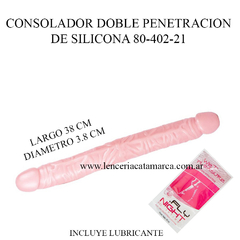 CAIMAN CONSOLADOR DOBLE PENETRACION DE SILICONA 80-402-21