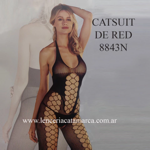 CATSUIT DE RED NEGRO 8935N