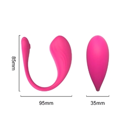 FLY HUEVO ESTIMULADOR CON 9 MODO DE VIBRACION RECARGABLE CON CONTROL APP C 9001FUCSIA - CATAMARCASEX LENCERIA Y SEX SHOP