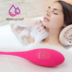 FLY HUEVO ESTIMULADOR CON 10 MODO DE VIBRACION RECARGABLE CON CONTROL APP C 9004FUCSIA - CATAMARCASEX LENCERIA Y SEX SHOP