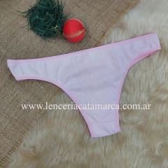 JUANITA VEDETINA DE MICROFIBRA LABRADA ROSADO 955-10RO - comprar online