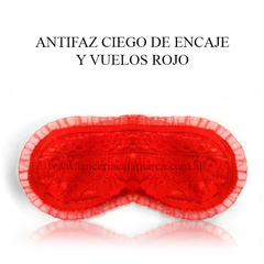 MARCA X ANTIFAZ DE PUNTILLA ROJO 1830R