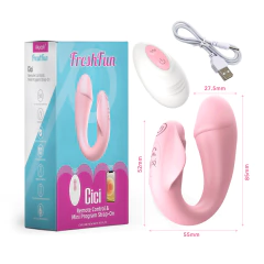 CAIMAN DOBLE ESTIMULADOR DE CLITORIS Y PUNTO G CON 10 MODOS DEVIBRADOR RECARGABLE SE CONTROLA POR CONTROL Y CON APP APP17 - comprar online
