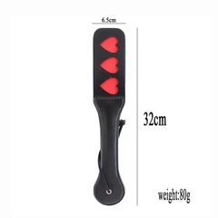 INFARTA PALMETA DE CUERO BITCH NEGRO BF116BK - CATAMARCASEX LENCERIA Y SEX SHOP