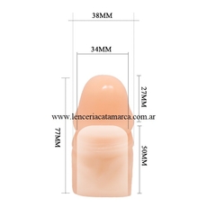 Imagen de PRETTY LOVE FUNDA PENEANA DE SILICONA 7,7 CM ALARGA 2.7 CM BI-010024B