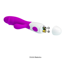 PRETTY LOVE DOBLE ESTIMULADOR CON VIBRADOR 2 MOTORES 30 VELOCIDADES BI-014173
