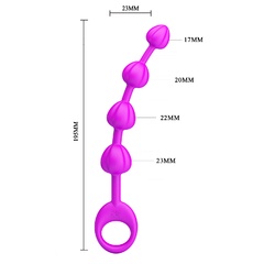PRETTY LOVE PLUG ANAL ESCALONADO EN FORMA DE BOLITAS DE SILICONA BI-014214 - comprar online