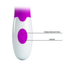 PRETTY LOVE DOBLE ESTIMULADOR GIRATORIO 3 MODOS Y CON VIBRADOR 7 MODOS ARTHUR BI-014218 - CATAMARCASEX LENCERIA Y SEX SHOP