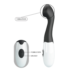 PRETTY LOVE ESTIMULADOR DE CLITORIS Y PUNTO G CON VIBRADOR 30 VELOCIDADES CHARLES NEGRO BI-014221-A3
