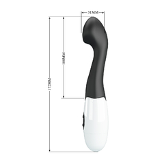 PRETTY LOVE ESTIMULADOR DE CLITORIS Y PUNTO G CON VIBRADOR 30 VELOCIDADES CHARLES NEGRO BI-014221-A3 - tienda online