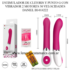 PRETTY LOVE ESTIMULADOR DE CLITORIS Y PUNTO G CON VIBRADOR 30 VELOCIDADES DANIEL BI-014222