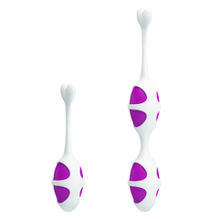 PRETTY LOVE KIT DE BOLAS VAGINALES PARA EJERCICIO KEGEL 1 SIMPLE Y 1 DOBLE DIFERENTES PESOS ALICE BI-014268 - CATAMARCASEX LENCERIA Y SEX SHOP