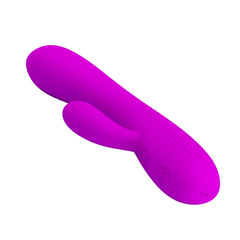 PRETTY LOVE DOBLE ESTIMULADOR VIBRADOR REGARGABLE BI-014282 - tienda online
