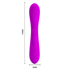 PRETTY LOVE DOBLE ESTIMULADOR VIBRADOR REGARGABLE BI-014282 - comprar online