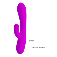 PRETTY LOVE DOBLE ESTIMULADOR VIBRADOR REGARGABLE BI-014282 en internet