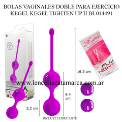 PRETTY LOVE BOLAS VAGINALES DOBLE PARA EJERCICIO KEGEL KEGEL TIGHTEN UP II BI-014491