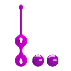 Imagen de PRETTY LOVE BOLAS VAGINALES DOBLE PARA EJERCICIO KEGEL KEGEL TIGHTEN UP II BI-014491
