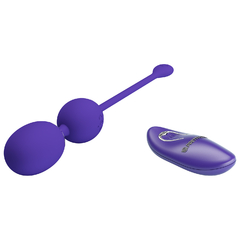 PRETTY LOVE BOLAS CHINAS VAGINALES DOBLE PARA EJERCICIO KEGEL KEGEL CON 12 MODOS DE VIBRACION RECARGABLE Y CONTROL REMOTO WILLIE YOUTH BI-014548WL - tienda online